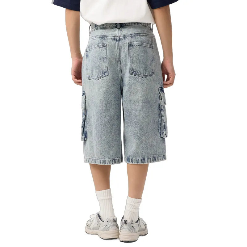 GAP Denim Shorts Men's Light Washed-4