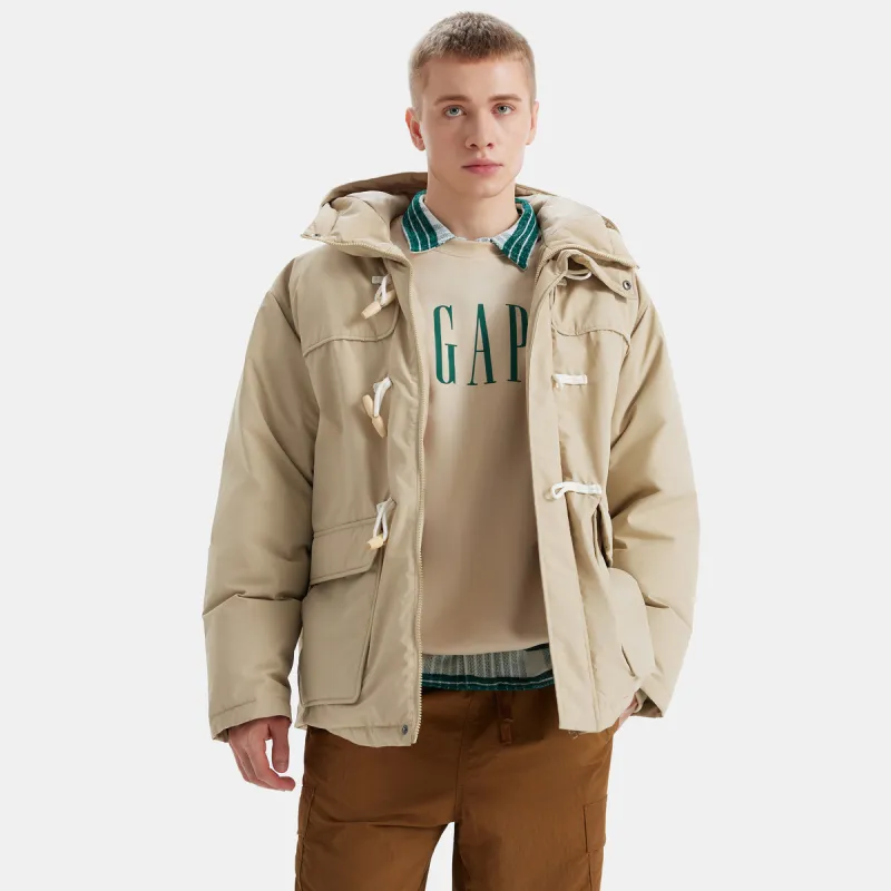 GAP Down Jackets Men Khaki-5