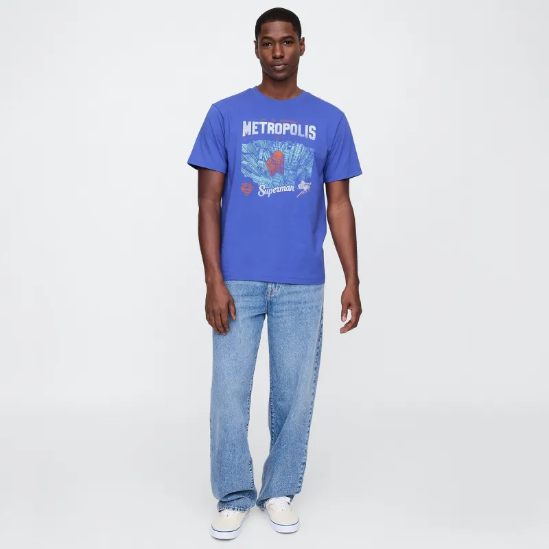 GAP T Shirts Unisex Blue-3