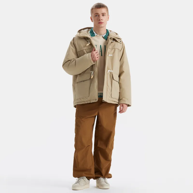 GAP Down Jackets Men Khaki-3