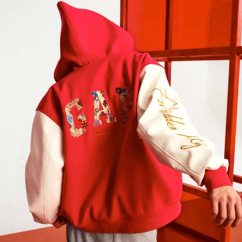 GAP x GUGONGLIANMINGKUAN Jacket Men's Red-2
