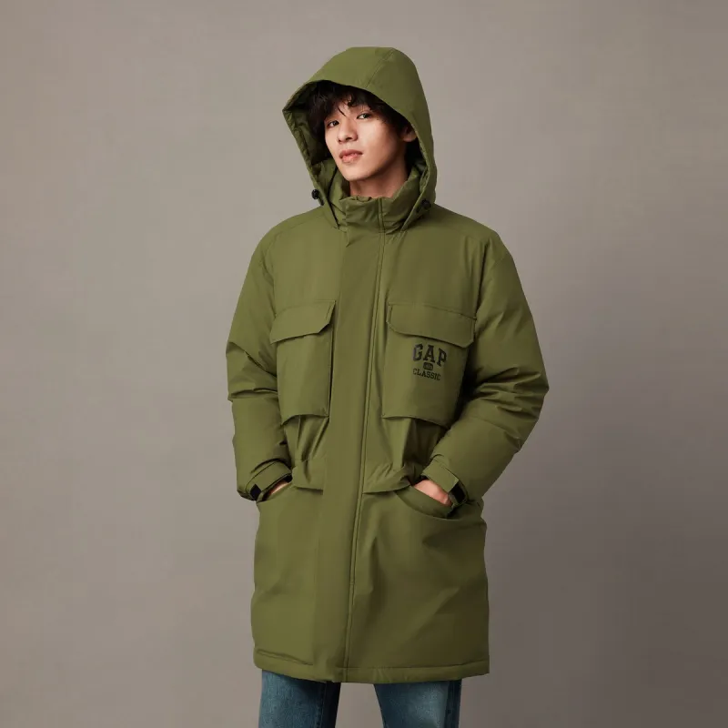 GAP Down Jacket Men's Army Green-2
