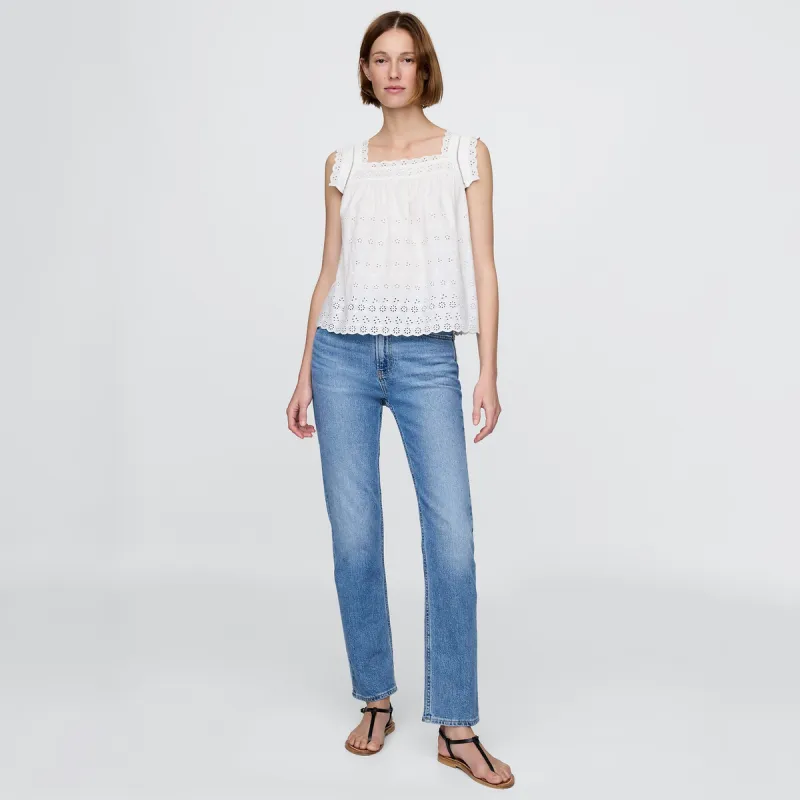 GAP Tank Tops Women's White-3