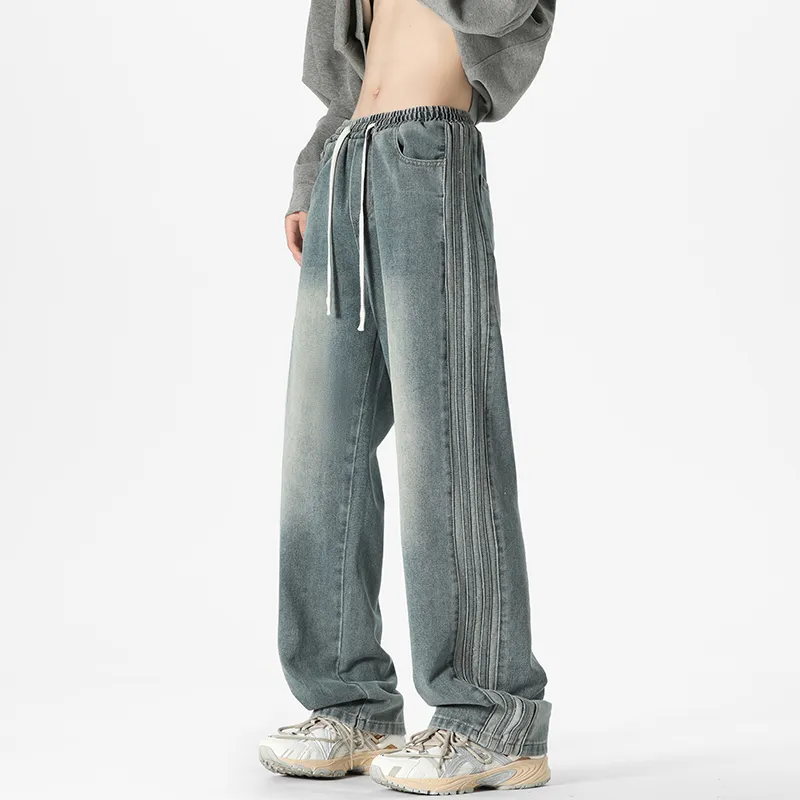 PANDA BASE Jeans Unisex Blue-4