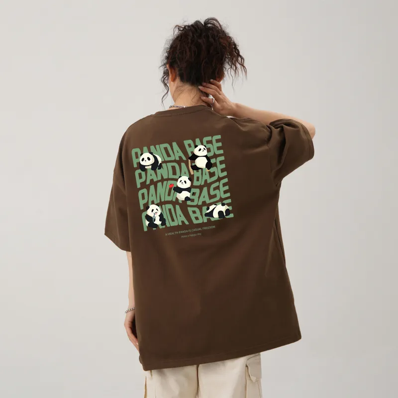 PANDA BASE T Shirts Unisex-11