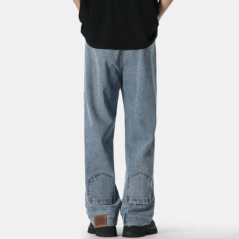 PANDA BASE Jeans Unisex Blue-3