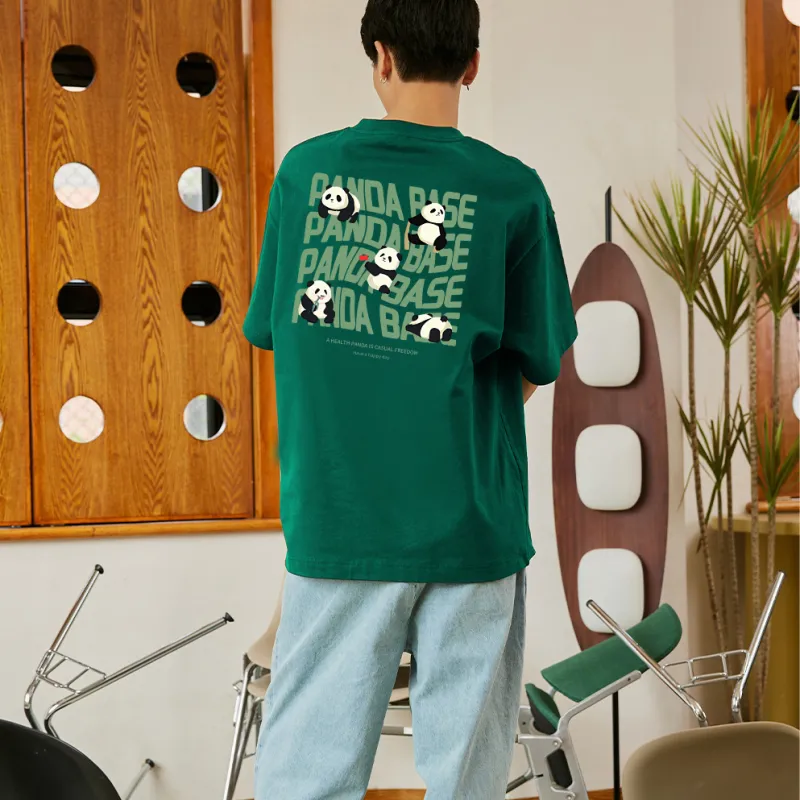 PANDA BASE T Shirts Unisex-16