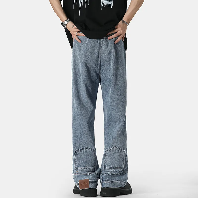 PANDA BASE Jeans Unisex Blue-4