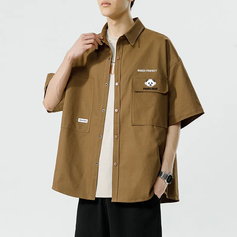 PANDA BASE Shirts Unisex-5