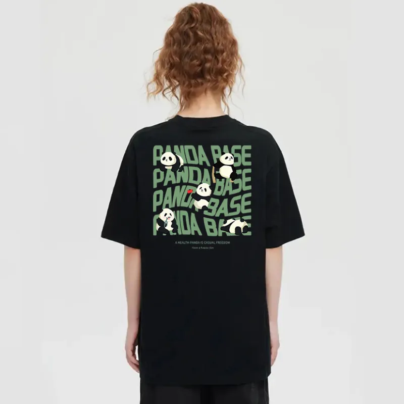 PANDA BASE T Shirts Unisex-6