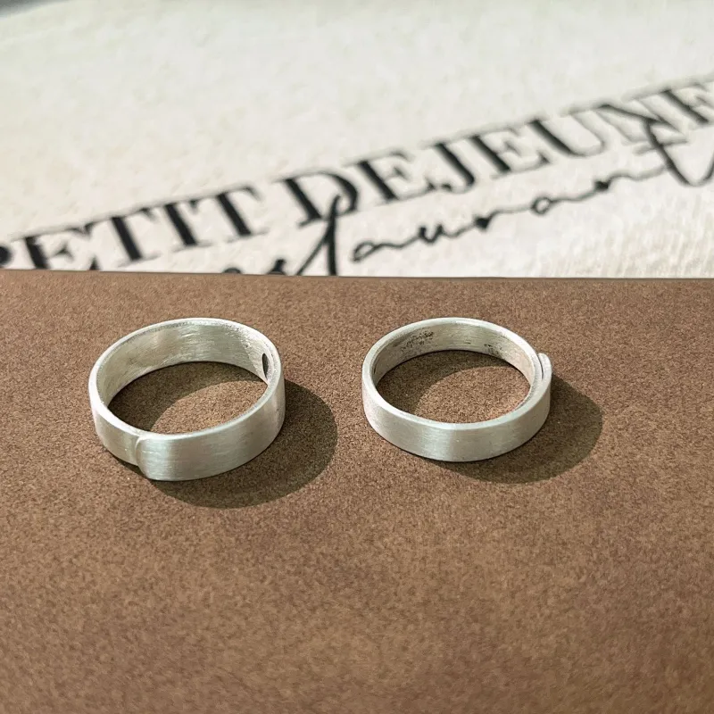 Silver Arashi Sterling Silver Ring 999 Fine Silver Unisex-5