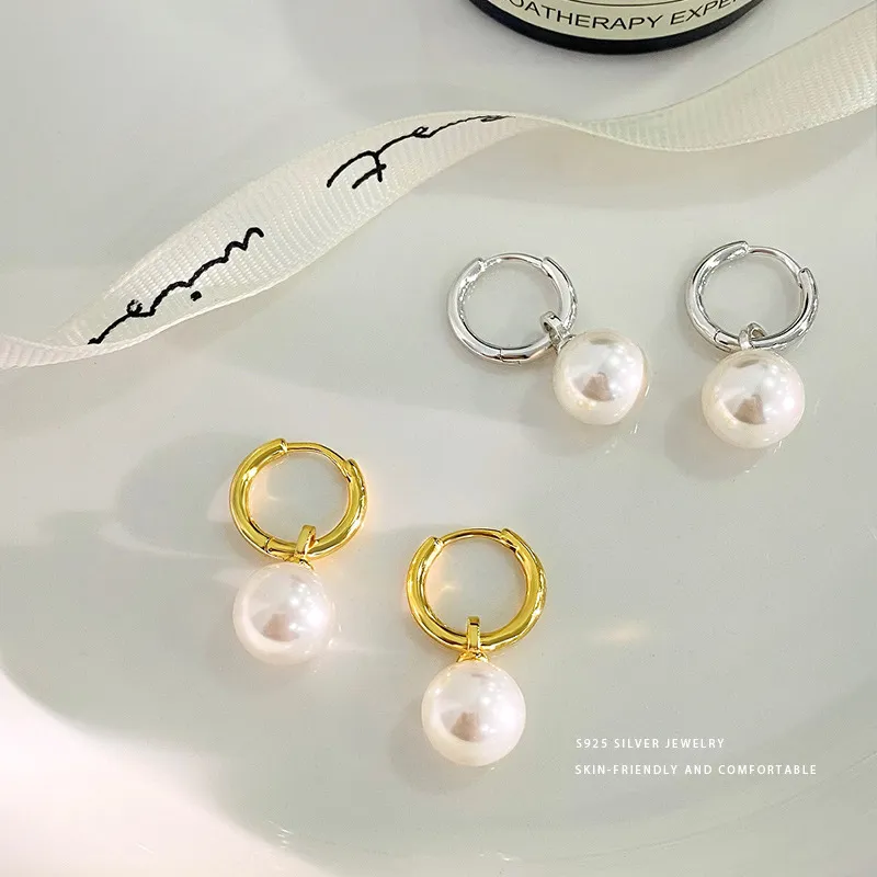 Silver Arashi 925 Sterling Silver, Pearl Earrings Women's-7