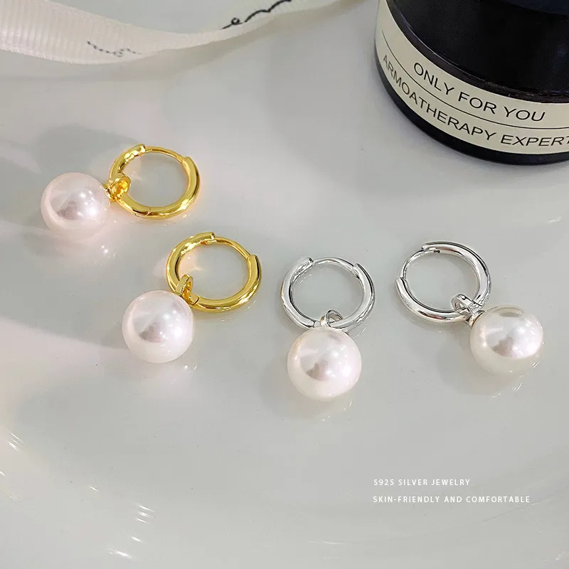 Silver Arashi 925 Sterling Silver, Pearl Earrings Women's-1