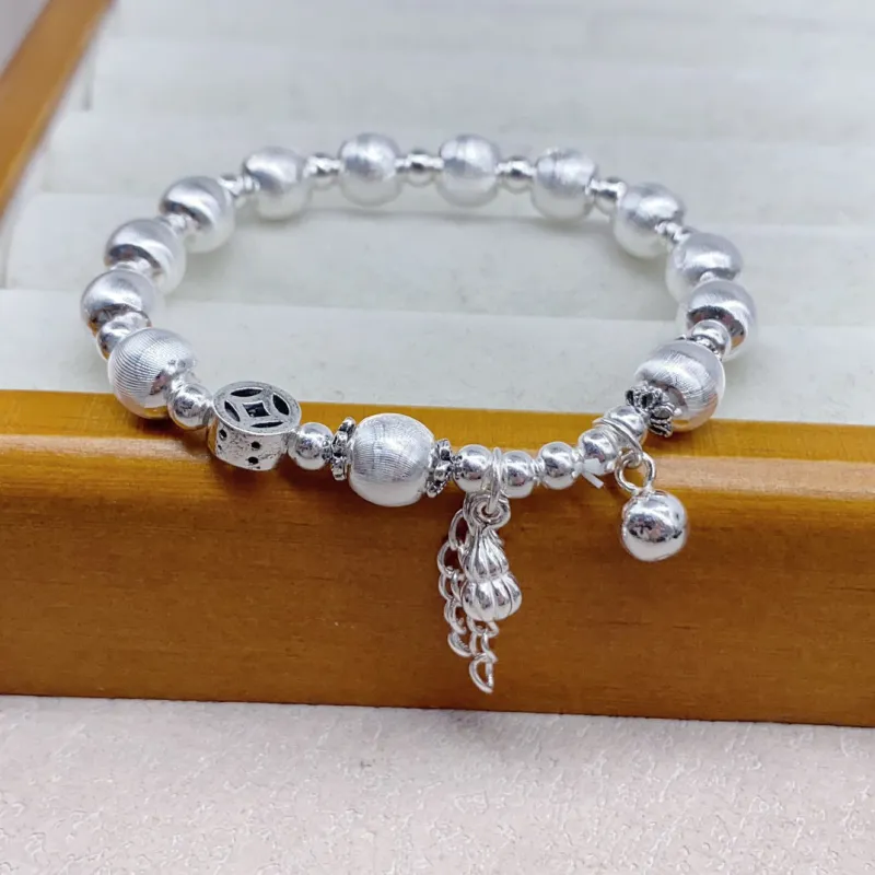 Silver Arashi Sterling Silver Bracelet 999 Fine Silver Unisex-2