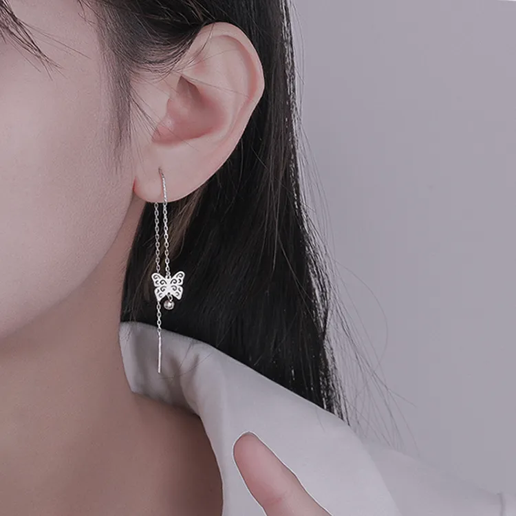 Silver Arashi 999 Fine Silver Earrings Women's-1