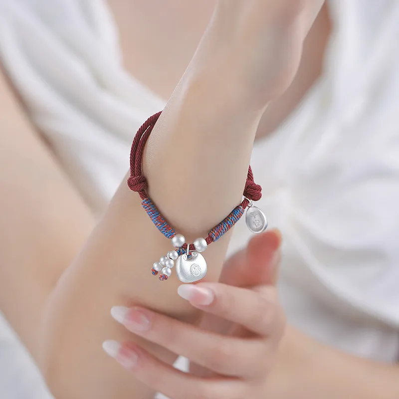 Silver Arashi Sterling Silver Bracelet 999 Fine Silver Women's-1