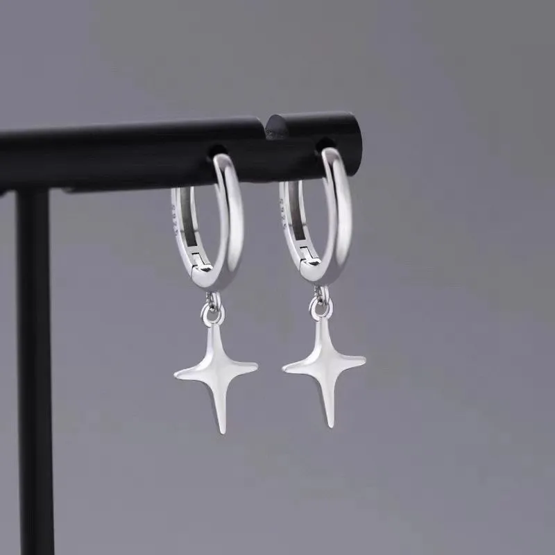 Silver Arashi 999 Fine Silver Earrings Unisex-1