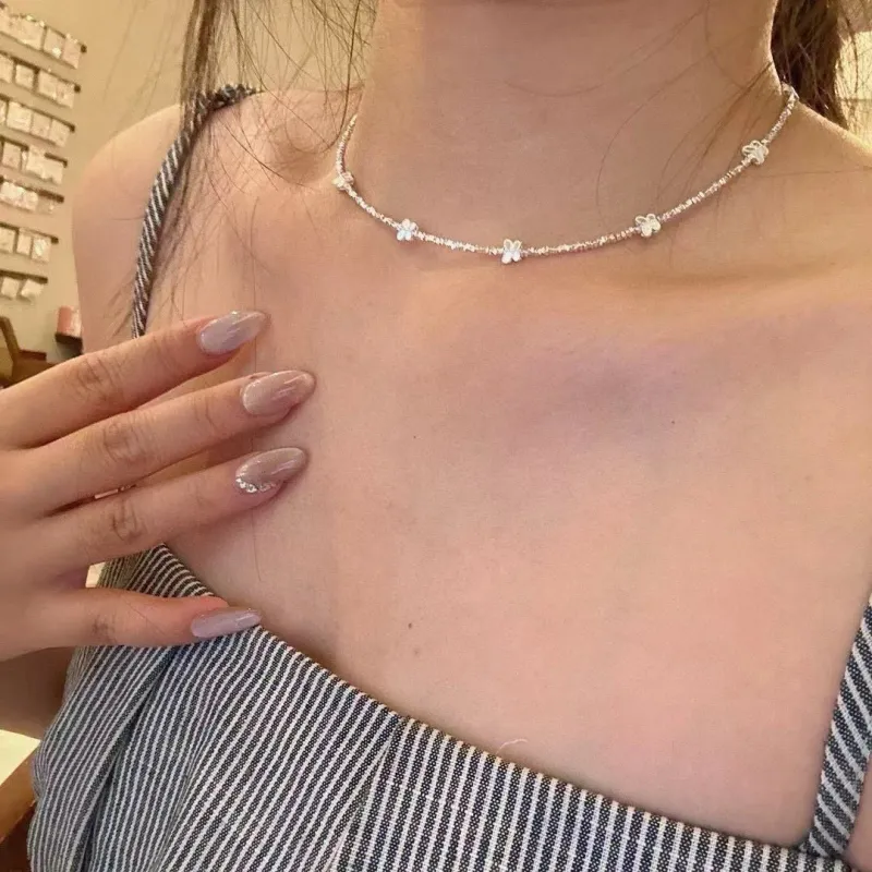 Silver Arashi Sterling Silver Necklace 999 Fine Silver Women's-2