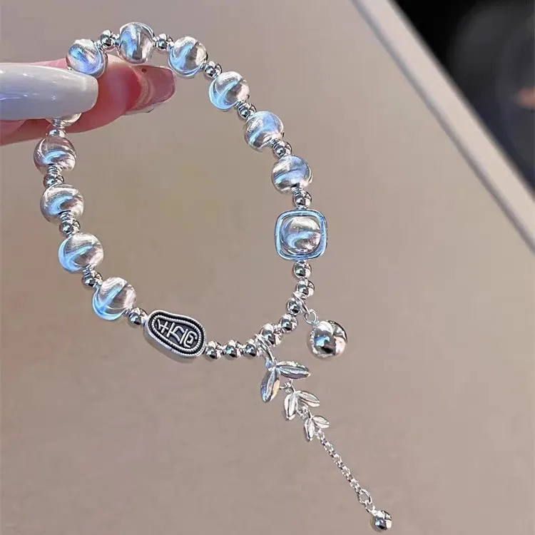 Silver Arashi Sterling Silver Bracelet 999 Fine Silver Women's-1