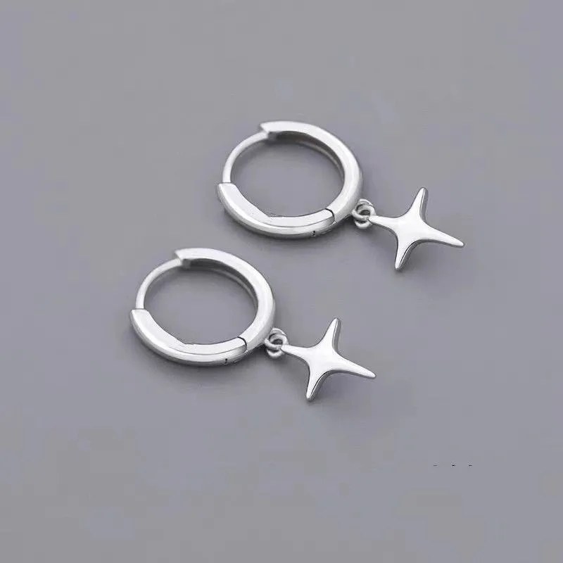 Silver Arashi 999 Fine Silver Earrings Unisex-2