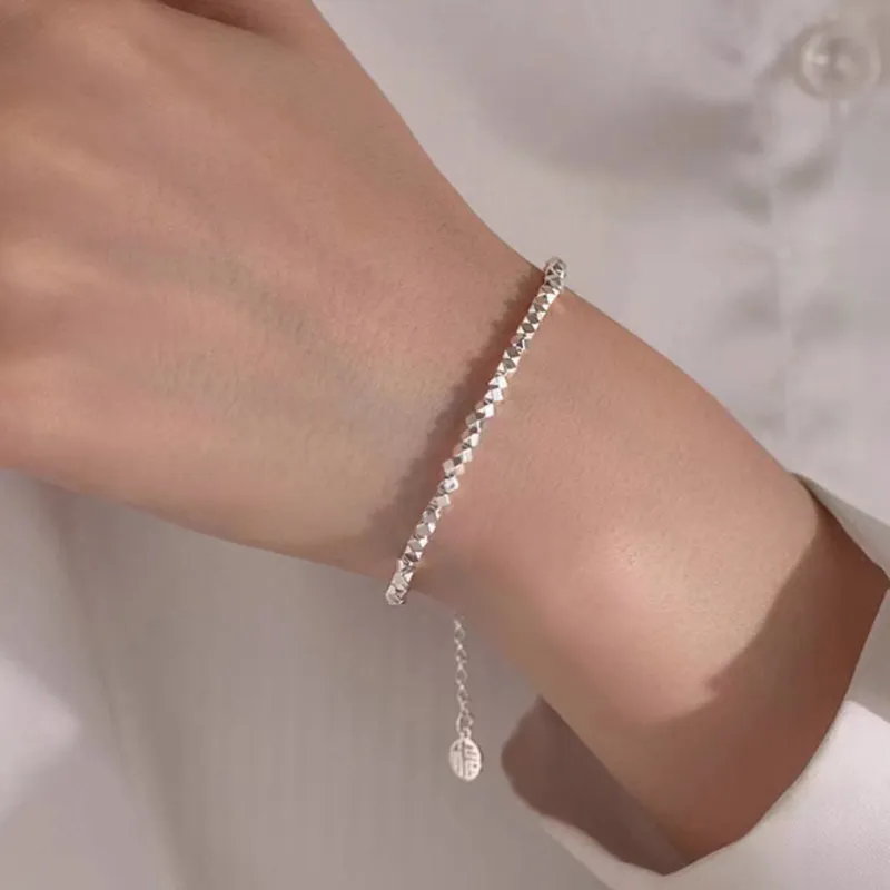 Silver Arashi Sterling Silver Bracelet 999 Fine Silver Women's-4