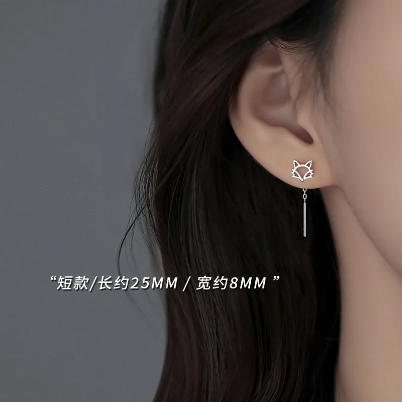 Silver Arashi 999 Fine Silver Drop Earrings Women's-6