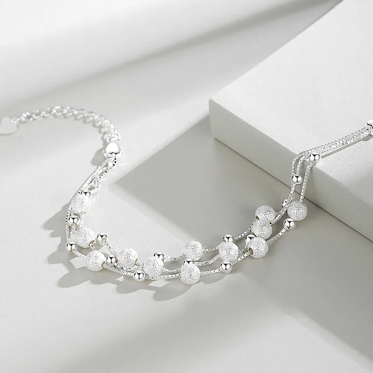 Silver Arashi Sterling Silver Bracelet 999 Fine Silver Women's-3