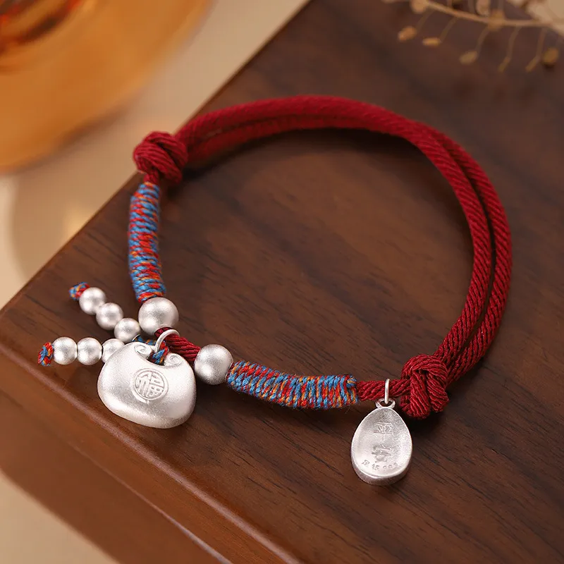 Silver Arashi Sterling Silver Bracelet 999 Fine Silver Women's-2