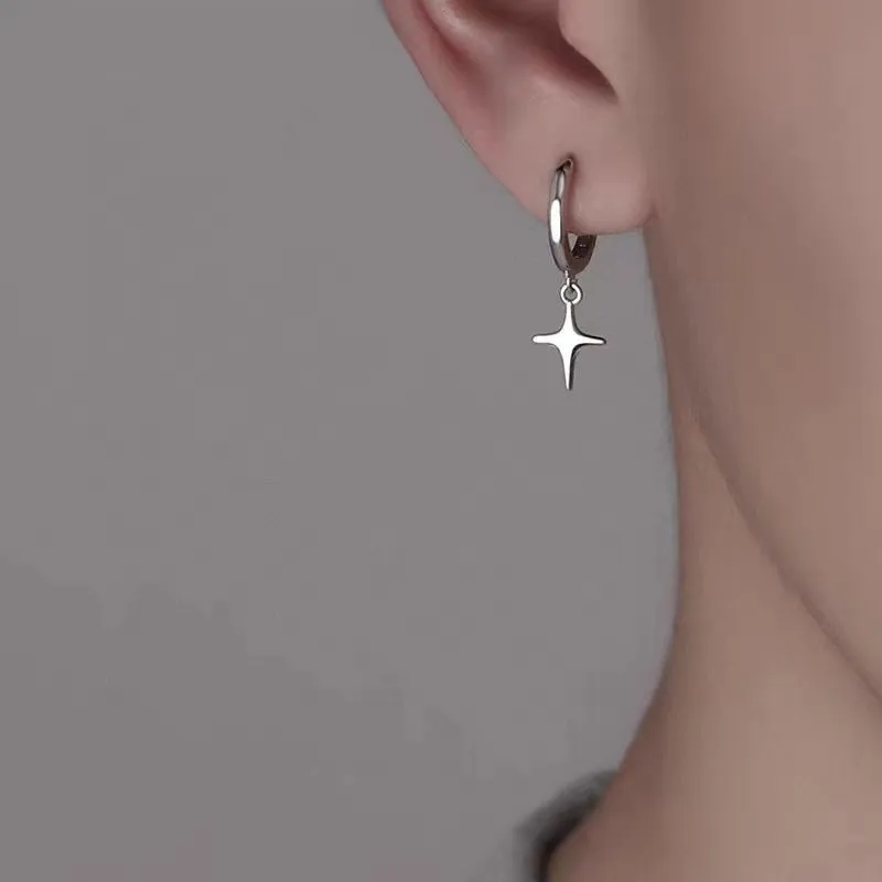 Silver Arashi 999 Fine Silver Earrings Unisex-3