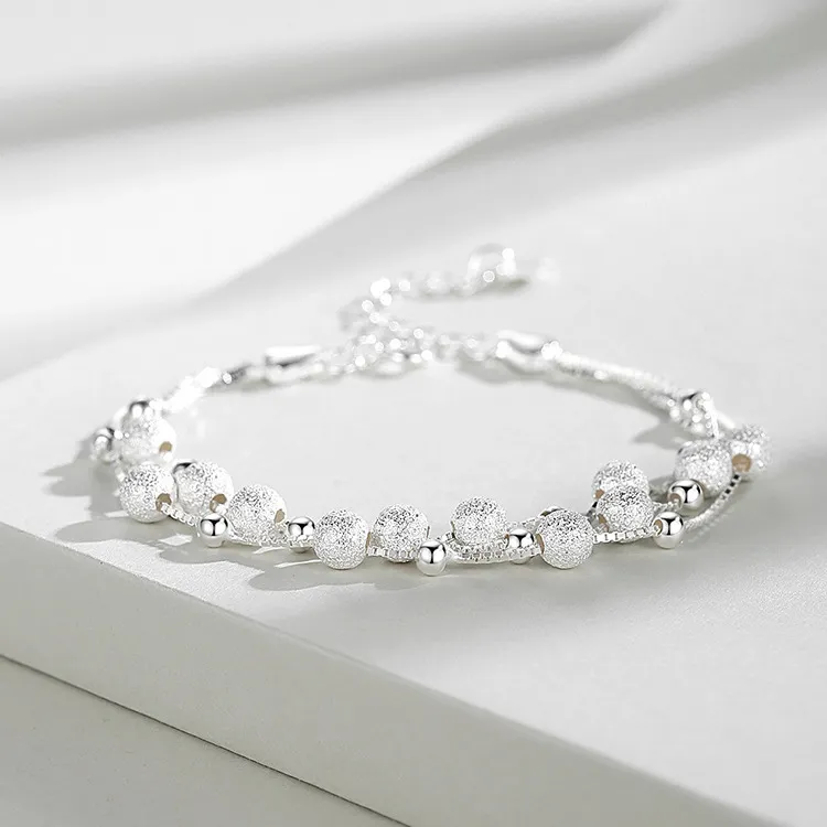 Silver Arashi Sterling Silver Bracelet 999 Fine Silver Women's-1