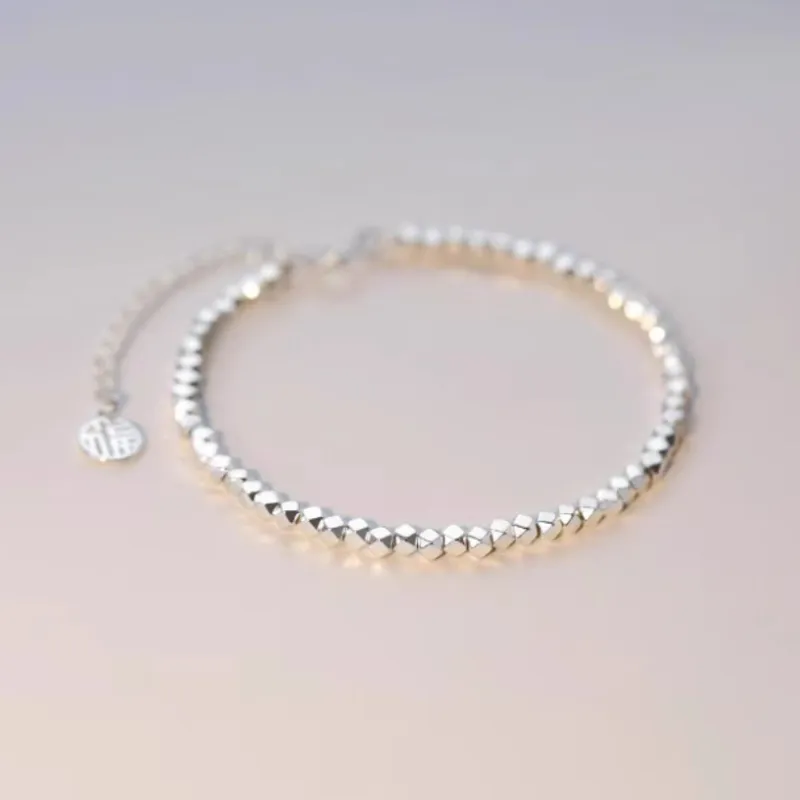 Silver Arashi Sterling Silver Bracelet 999 Fine Silver Women's-2