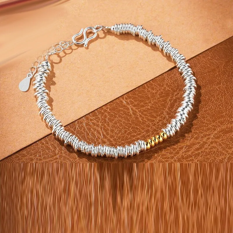 Silver Arashi Sterling Silver Bracelet 999 Fine Silver Women's-1