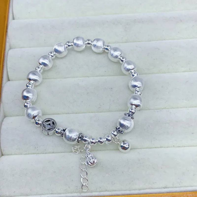 Silver Arashi Sterling Silver Bracelet 999 Fine Silver Unisex-4