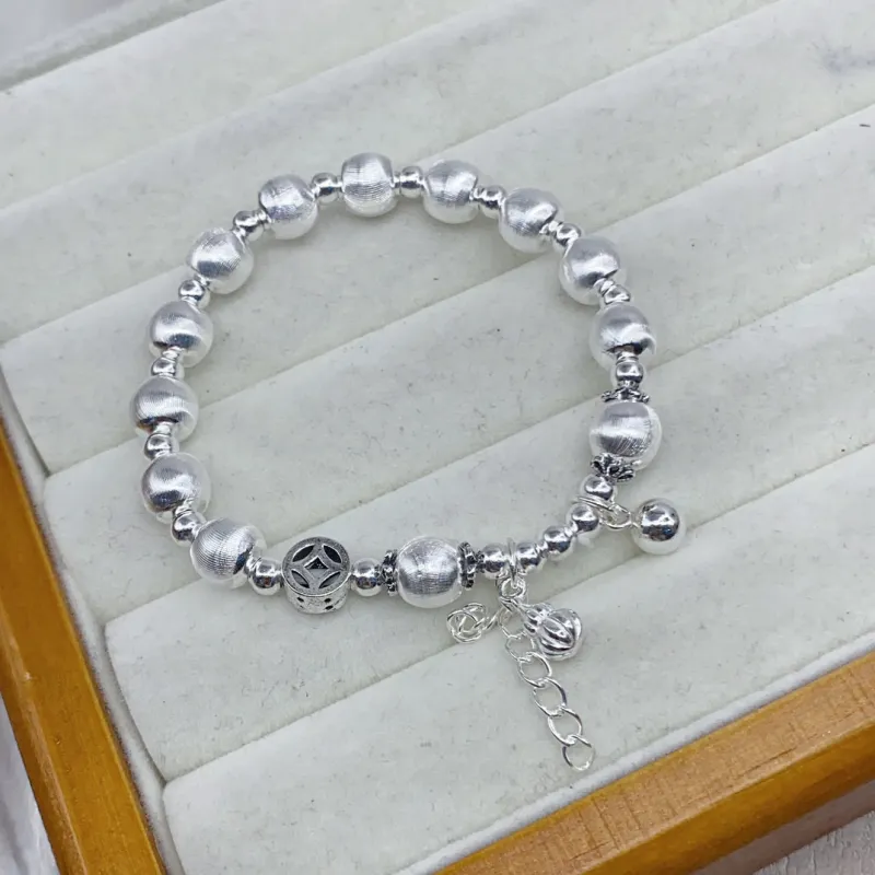 Silver Arashi Sterling Silver Bracelet 999 Fine Silver Unisex-1