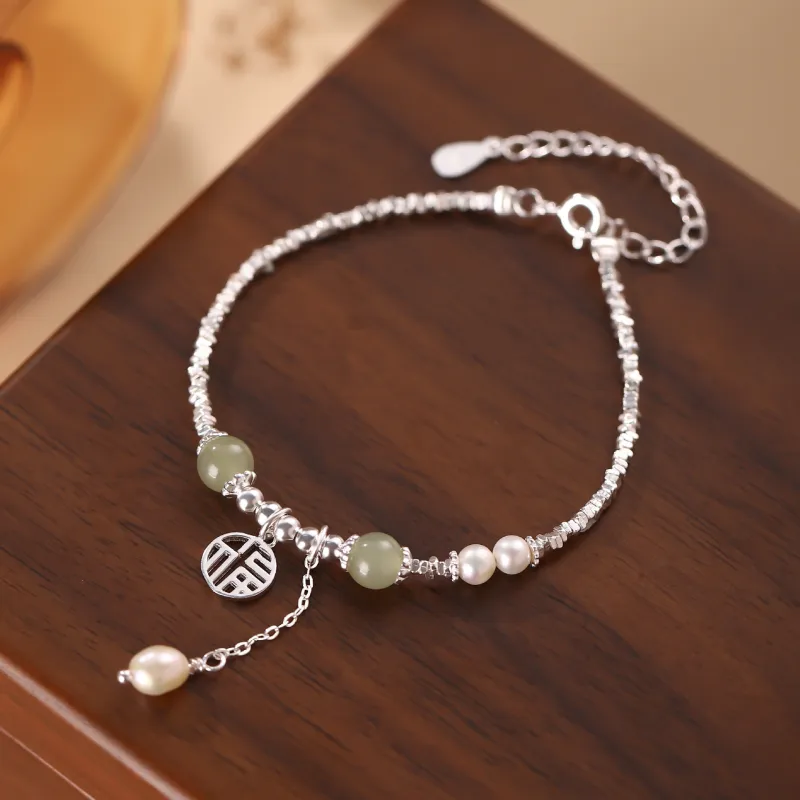 Silver Arashi Sterling Silver Bracelet 999 Fine Silver Women's-1