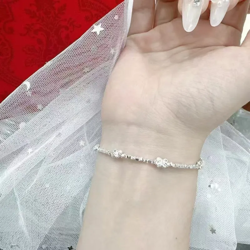 Silver Arashi Sterling Silver Bracelet 999 Fine Silver Women's-2