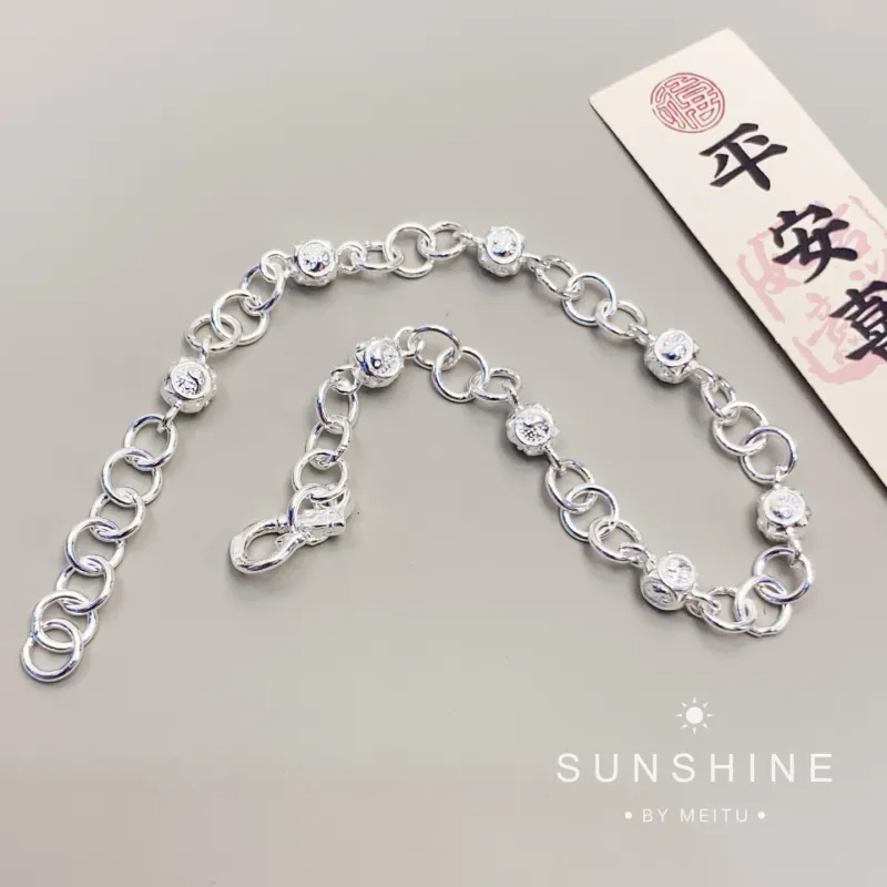 Silver Arashi Sterling Silver Bracelet 999 Fine Silver Women's-4
