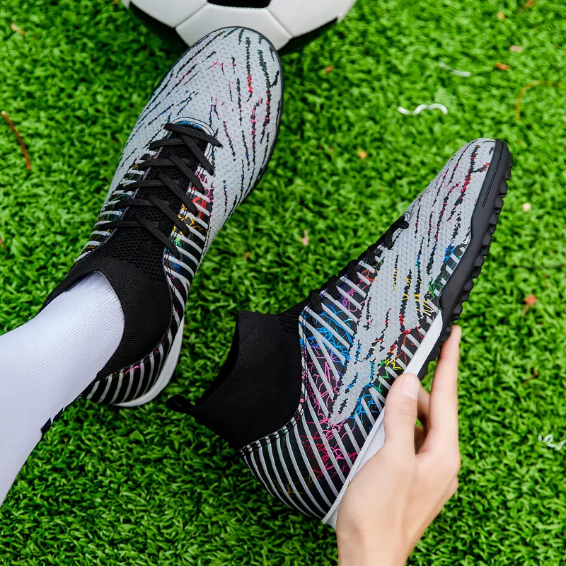 SIMBA'S PRIDE AG Artificial Ground Soft Ground, Natural Ground Slip Resistant Soccer Shoes Unisex-8