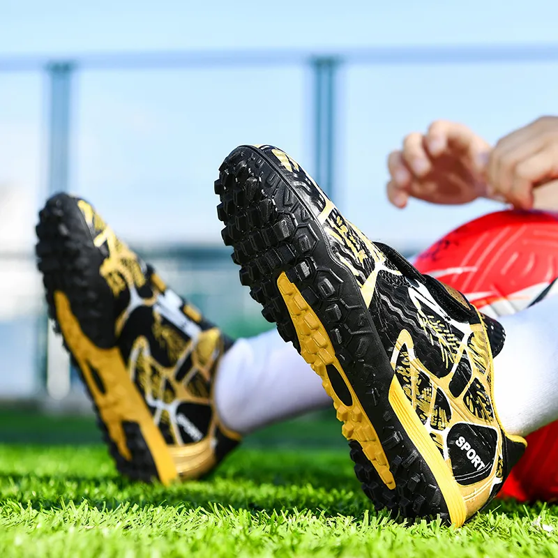 SIMBA'S PRIDE Slip-Resistant Anti-Kick Cushioning Wear-Resistant Low-Top Kids' Soccer Shoes Kids'-29
