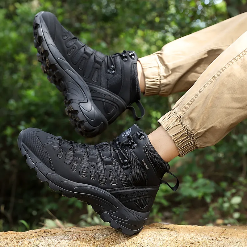 SIMBA'S PRIDE Wear resistant And Waterproof Low Top Hiking Shoes Men's-5