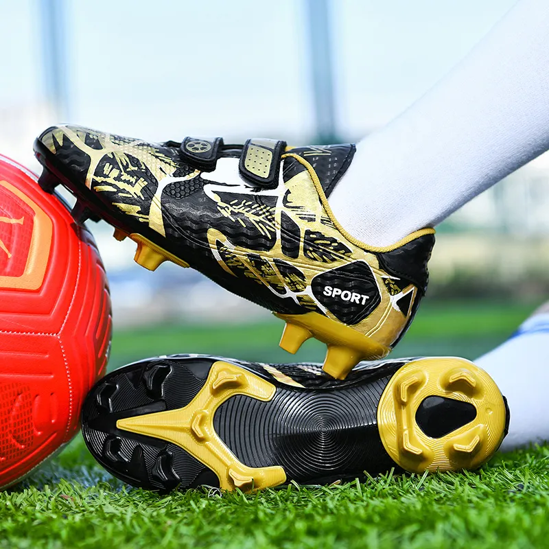 SIMBA'S PRIDE Slip-Resistant Anti-Kick Cushioning Wear-Resistant Low-Top Kids' Soccer Shoes Kids'-11