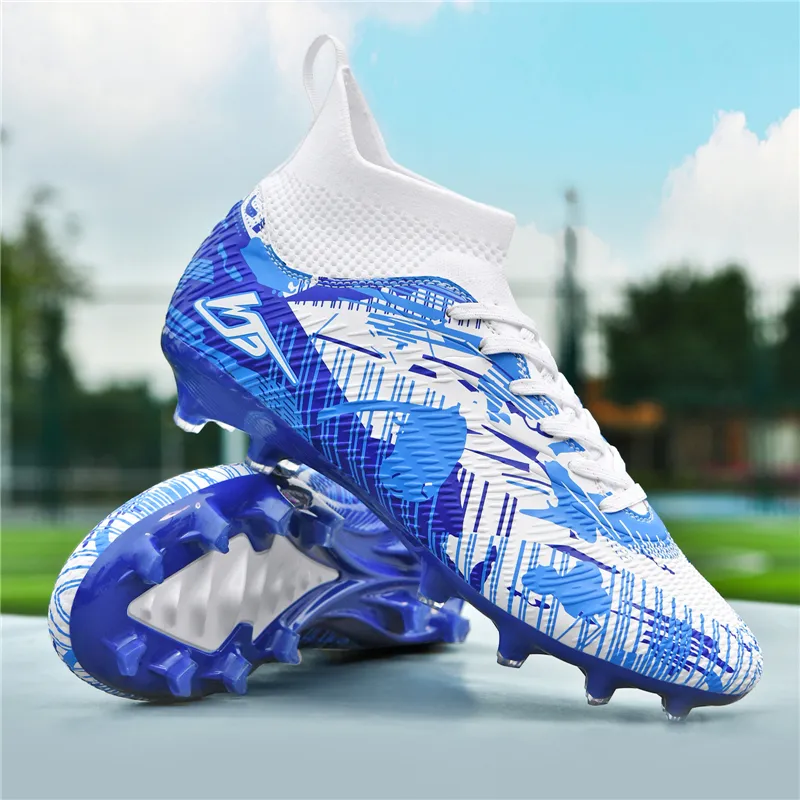 SIMBA'S PRIDE Soft Ground, Natural Ground Anti Slip Wear Resistant Long Studs And Short Studs Soccer Shoes Unisex-26