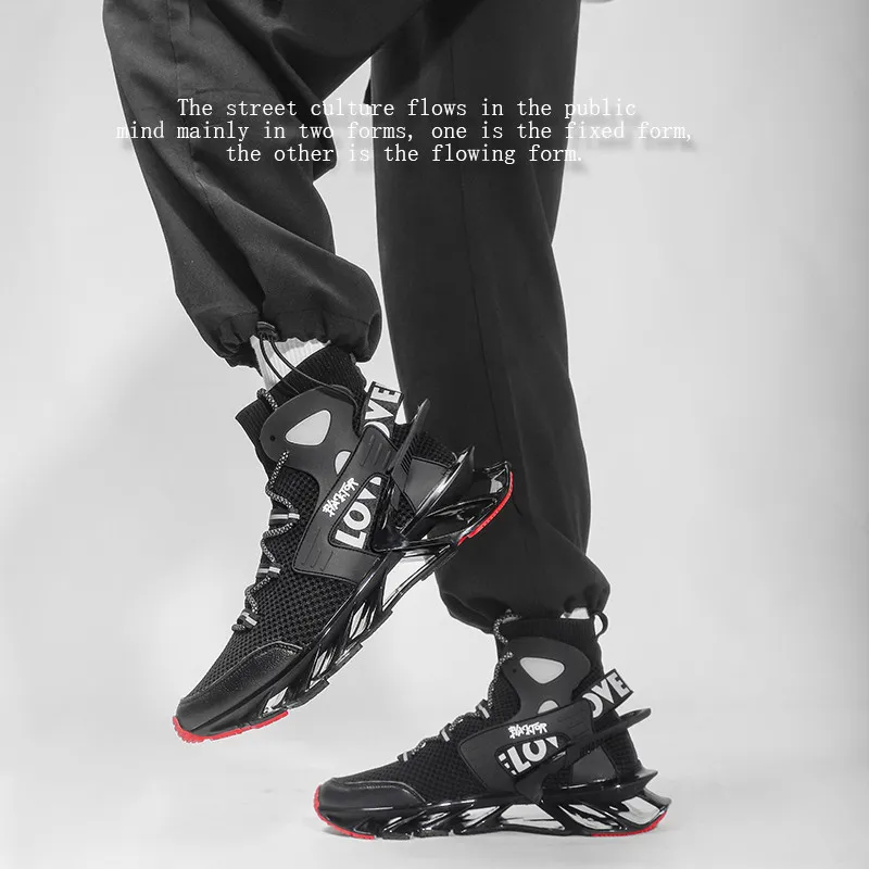SIMBA'S PRIDE Rebound And Breathable High Top Running Shoes Men's-5