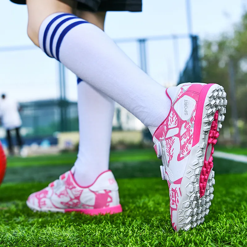 SIMBA'S PRIDE Slip-Resistant Anti-Kick Cushioning Wear-Resistant Low-Top Kids' Soccer Shoes Kids'-24