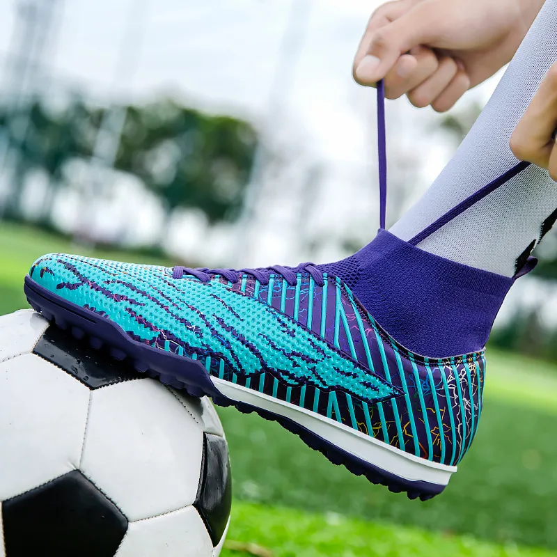 SIMBA'S PRIDE AG Artificial Ground Soft Ground, Natural Ground Slip Resistant Soccer Shoes Unisex-11