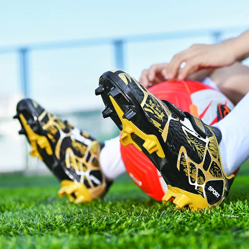 SIMBA'S PRIDE Slip-Resistant Anti-Kick Cushioning Wear-Resistant Low-Top Kids' Soccer Shoes Kids'-12