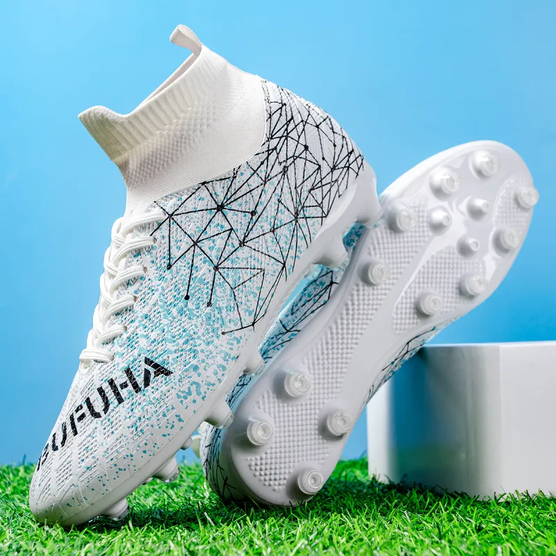 SIMBA'S PRIDE Natural Ground Slip Resistant Waterproof Soccer Shoes Unisex-9