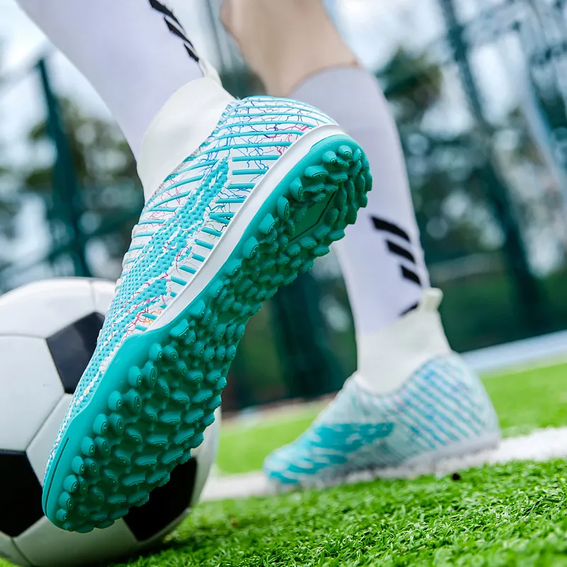 SIMBA'S PRIDE AG Artificial Ground Soft Ground, Natural Ground Slip Resistant Soccer Shoes Unisex-4
