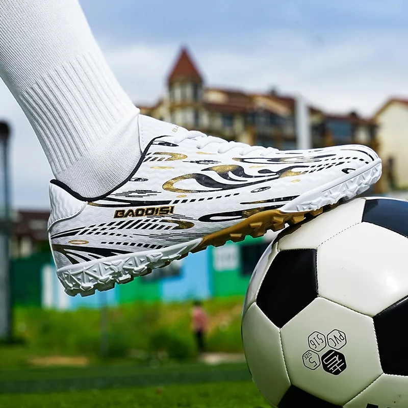SIMBA'S PRIDE Artificial Ground Natural Ground Moisture Wicking Impact Resistant Soccer Shoes Unisex-8