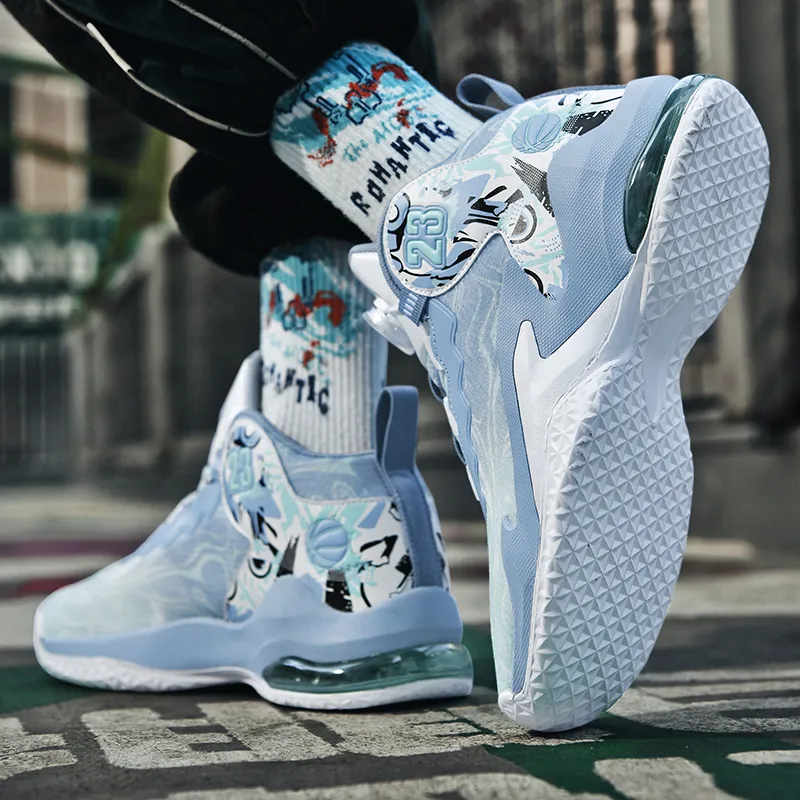 SIMBA'S PRIDE Cushioning, Wear Resistant High Top Basketball Shoes Men's-2